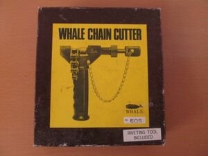 (56345)WHALE CHAIN CUTTER　60S　チェーンカッター　鯨印　大阪鯨レーシング　バイク　保管品