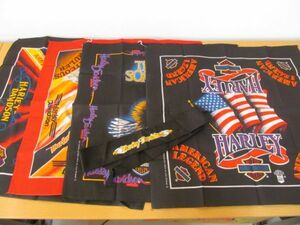 (56348)ハーレーダビッドソン　Harley-Davidson　アメリカ製　バンダナ　USED