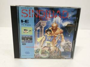 PC Engine PCエンジン HuCARD Huカード ソフト IGS SINDIBAD シンドバッド 地底の大魔宮 取説/保存ケース付き 動作確認済 AA042000