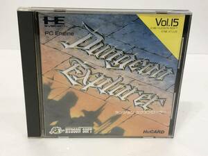 PC Engine PCエンジン HuCARD Huカード ソフト ハドソンソフト ダンジョン エクスプローラー 取説/保存ケース付き 動作確認済 AA040000