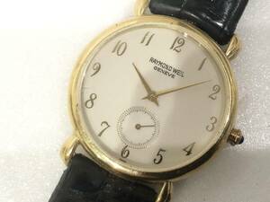 RAYMOND WEIL レイモンド ウィル 18K GOLD ELECTRO PLATED 腕時計 クオーツ 動作確認済 AB064000