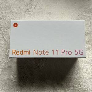 新品 未開封 Redmi Note 11 Pro 5G Graphite Gray 6GB RAM 128GB ROM スマホ 本体 SIMフリー　スマートフォン Xiaomi