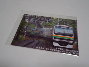 JR東日本　夏休みフェア2023　東京総合車両センター　電車カード「上野東京ライン E231系」