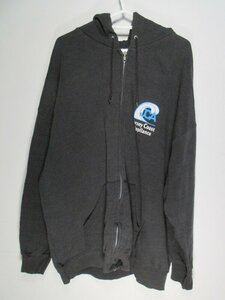 メンズヴィンテージ 古着ジップアップパーカー黒 Lee サイズ２XL M449