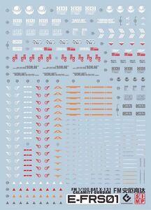 FM 1/100 カラミティガンダム用蛍光水転写式デカール 並行輸入品