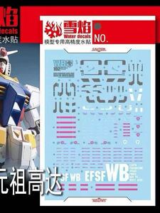 MEGA 1/48　RX-78-2 ガンダム用水転写式デカールメガサイズ　並行輸入品