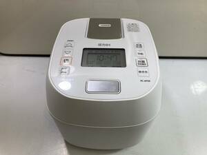 （2-39）TOSHIBA 圧力IHジャー炊飯器　RC-6PXR ホワイト　東芝　2022年製　調理家電