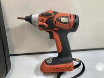 （2-75）BLACK&DECKER インパクトドライバー　SX5500 電動工具_画像2