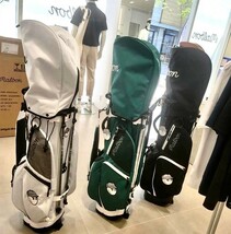 マルボンゴルフ　malbon golf キャディバッグス　スタンドキャディバッグ　ホワイト※写真転載禁止※_画像9