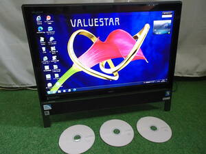 中古☆NEC☆一体型☆VALUESTAR N☆PC-VN370CS1JB☆VN370/C☆Celeron P4600☆2GB☆Windows 7 HP搭載☆ジャンク扱い