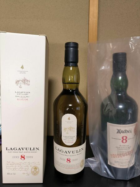 (限定品)ラガヴーリン フォー ディスカッション アードベッグ アイラ 8年熟成 ウイスキー 飲み比べ　 LAGAVULIN