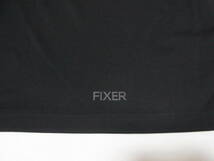 FIXER　リバースプリント　Tシャツ　オールブラック　フィクサー_画像7