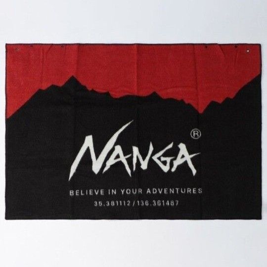 NANGA ナンガ 防炎 ブランケット ロゴ キャンプ ファイアー 焚き火 たき火 ソロキャン 防寒 正規品