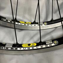 未走行 26インチ MTB ホイールセット XTR M965 FH HB Mavic X3.1 UST Tubeless シマノ マビック　Shimano 559 チタンフリーボディ_画像3