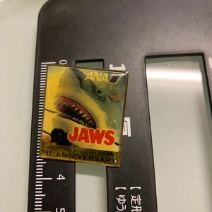 USJ ANA ユニバーサルスタジオジャパン JAWS 全日空 ピンバッジ 1STアニバーサリー