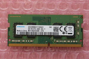 ★送料無料★SAMSUNG ノート用4GBメモリー 1Rx16 PC4-2666V-SC0-11 M471A5244CB0-CTD 1842-01