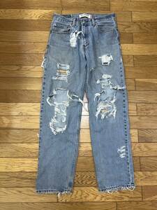 Levi's 550 Damaged Denim Pants リーバイス W31/32