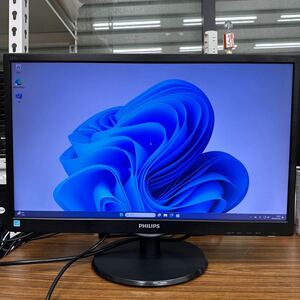 junk-9 Philips 223v5L 22インチ液晶モニター　HDMI フルHD 画面キズ小　電源ケーブル付き