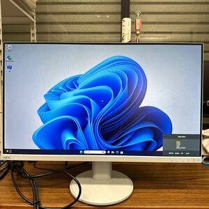 junk-15 NEC AS241F 24インチ液晶モニター　フルHD HDMI 画面背景に薄ら縦線？　電源ケーブル付き