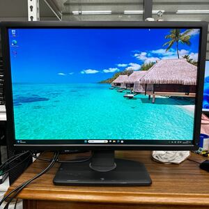 junk-1 DELL U2412M 24インチ液晶モニター　フルHD DP 画面キズ小　電源ケーブル付き