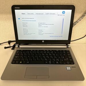 junk-nt-4 HP 430G3 Core-i5 6200U RAM：4GB SSD：128GB Webカメラ　電池良好　ファンエラー　本体のみ