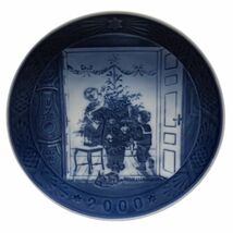 ●【ROYAL COPENHAGEN/ロイヤルコペンハーゲン】2000年 イヤープレート/クリスマスプレート お皿/飾り皿/プレート★22189_画像1