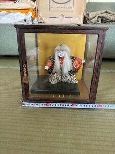 td0215 置物 日本人形 昭和レトロ 御所人形　歌舞伎