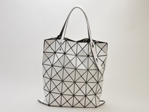 イッセイミヤケ ISSEY MIYAKE バオバオ/BAOBAO ルーセント ベーシックトートバッグ PVC ホワイト レディース j_p F-YA691_画像1