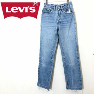 F621-F◆80s~◆ Levi's リーバイス 501 デニムパンツ ジーンズ ボタンフライ old vintage USA製 ◆ コットン100 インディゴ 古着 メンズ