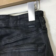 F606-N◆美品◆ DIESEL ディーゼル スキニーパンツ コーティングパンツ ストレッチ SLANDY◆size26 ブラック系 コットン レディース_画像7