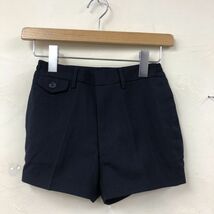 F515-W◆キッズサイズ◆J.PRESS ジェイプレス ショートパンツ きれいめ 正装 フォーマル 男の子 スクール◆size:150A ネイビー系 ウール100_画像2