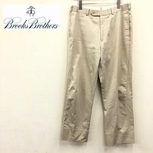 F475-F◆ Brooks Brothers ブルックスブラザーズ カントリークラブ チノパンツ ◆ sizeW34 コットン100 ベージュ 古着 メンズ