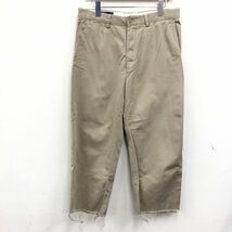 F473-F◆ old ◆ POLO RALPH LAUREN ポロラルフローレン チノパンツ ボトムス ◆ size33/30 コットン100 ベージュ 古着 メンズ_画像2