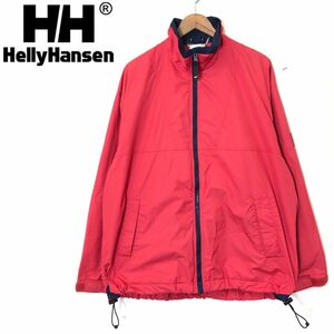 F1389-F-N◆ old ◆ HELLY HANSEN ヘリーハンセン ゴールドウィン ナイロンジャケット ジップアップブルゾン ◆ sizeM レッド 古着 メンズ