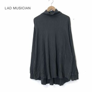 F1809-D◆ LAD MUSICIAN ラッドミュージシャン サーマルカットソー ハイネック ゆったり 大きめ ◆size42 深緑 グリーン コットン レーヨン