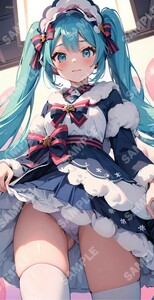 N10237-初音 ミク コスプレ アート 美少女 超大バスタオル 毛布 タペストリー ポスター 抱き枕カバー系 100×50cm