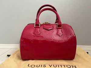 LOUIS VUITTON ルイヴィトン　ハンドバッグ　モノグラム　ヴェルニ　モンタナ　ピンク 超美品