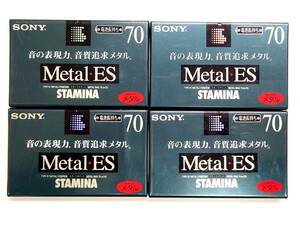 新品SONY/ソニー/Metal-ES 70/ 4本 メタルテープ