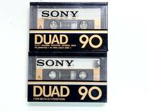 新品SONY/ソニー/DUAD 90分/ 2本TYPEⅢ（Fe-Cr）フェリクローム_画像1