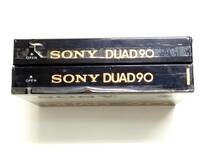 新品SONY/ソニー/DUAD 90分/ 2本TYPEⅢ（Fe-Cr）フェリクローム_画像4