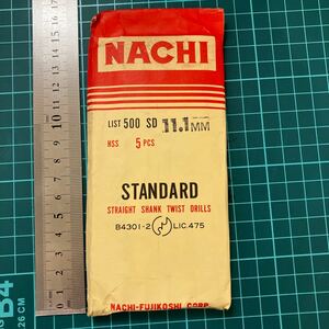 NACHI ナチ スタンダードストレートシャンク ドリル 11.1mm