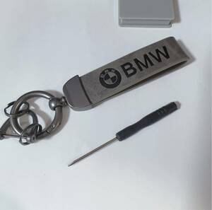 BMW キーホルダー　灰色