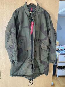 ALPHA INDUSTRIES/別注M-65 COAT PRIMALOFT プリマロフト ミリタリー ジャケット コート ナイロン