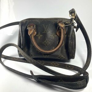 【76】1円～ Louis Vuitton ルイ・ヴィトン モノグラム ショルダー ミニスピーディ ハンドバッグ M41534 ブランド ジャンク品