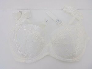 【86】1円～Christian Dior クリスチャンディオール タグ付き ブラジャー ホワイト C70 下着 アンダーウェア 未使用保管品