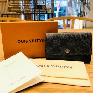 【77】 ルイヴィトン LOUIS VUITTON ミュルティクレ6 ダミエグラフィット N62662 キーケース ICチップモデル