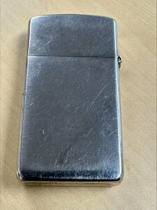 【80】1円～zippo ジッポー スリム　無地　2006　ライター　喫煙具　シルバー