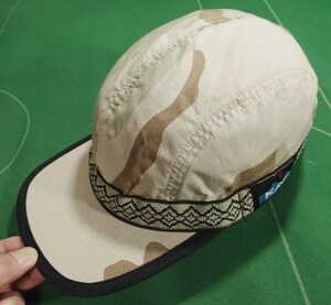 ^KAVU Cub - made in Japan cotton 100% lip Stop material strap cap desert duck camouflage free size beautiful goods!!!^