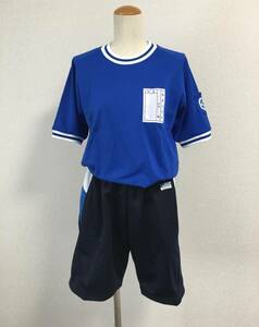 ★セット初出品★I23小学校指定体操服パンツセット・レアなデカゼッケンカラー体育着・サイズL