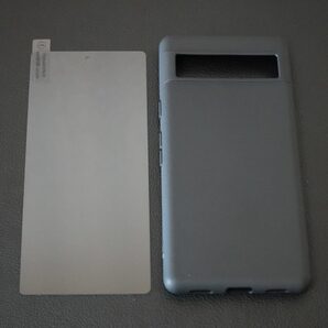 【2点セット】Google Pixel 7a ブラックケース+のぞき見防止ガラスフィルム TPUブラックケース 液晶保護 強化ガラス カバー ピクセル 7a
